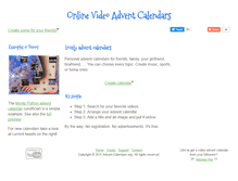 Tablet Screenshot of advent-calendars.org
